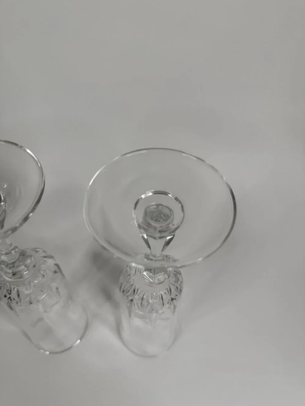 Vintage Toscany Brighton Lead Crystal Champagne Flutes, 7.75